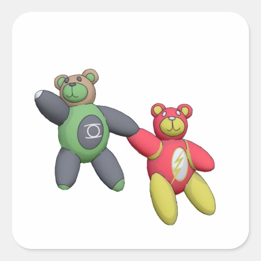 Sticker Carré HalBeary (Devant)