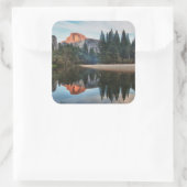 Sticker Carré Half Dome and Merced (Sac)