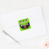 Sticker Carré Halloween (Enveloppe)