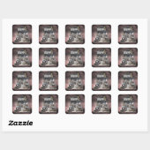 Sticker Carré Halloween (Feuille)