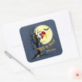Sticker Carré Halloween Buzzard (Enveloppe)