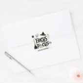 Sticker Carré Halloween drôle Hocus Pocus Witch (Enveloppe)