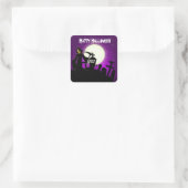 Sticker Carré Halloween effrayant (Sac)