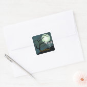 Sticker Carré Halloween effrayant (Enveloppe)