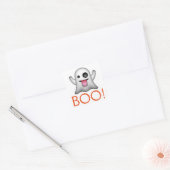 Sticker Carré Halloween Ghost (Enveloppe)