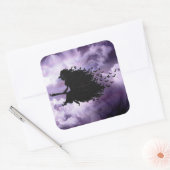 Sticker Carré Halloween - Hallows Eve Witch (Enveloppe)