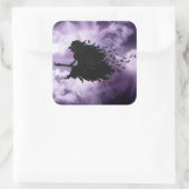 Sticker Carré Halloween - Hallows Eve Witch (Sac)