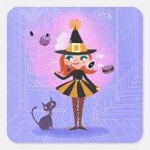 Halloween Lavande de sorcière rouge et rose