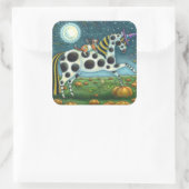 STICKER CARRÉ HALLOWEEN PONY ET CHAT CHAT CHAT CHEVAL (Sac)