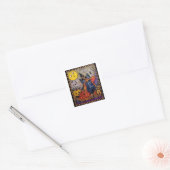Sticker Carré Halloween Scottie (Enveloppe)