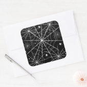 Sticker Carré Halloween Spider Web (Enveloppe)