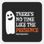 Sticker Carré Halloween Spirit Happy Ghost Funny Halloween (Devant)