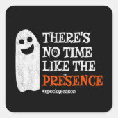 Sticker Carré Halloween Spirit Happy Ghost Funny Halloween (Devant)