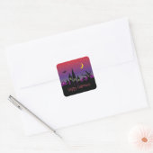 Sticker Carré Halloween Spooktacular Scary Déplaisant Haunted Ch (Enveloppe)