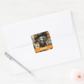 Sticker Carré Halloween Witch (Enveloppe)