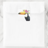 Sticker Carré Halo tropical - Toucan (Sac)
