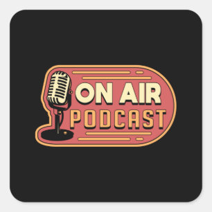 Sticker Carré HAM Radio Antenne Opérateur Code amateur Idée cade