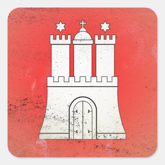 Sticker Carré Hambourg (Devant)