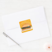 Sticker Carré Hamburger (Enveloppe)