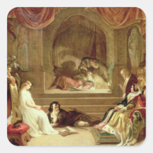 Sticker Carré Hamlet