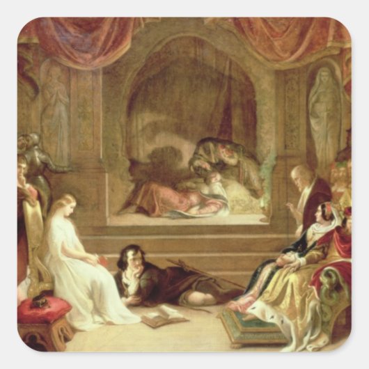 Sticker Carré Hamlet (Devant)