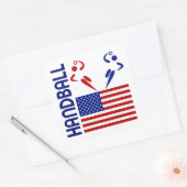 Sticker Carré Handball États-Unis (Enveloppe)