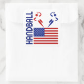 Sticker Carré Handball États-Unis (Sac)