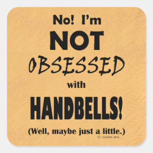 Sticker Carré Handbells Obsédés