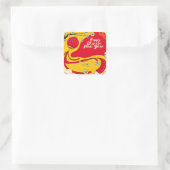 Sticker Carré Happy Chinese New Year (Sac)