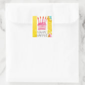 STICKER CARRÉ HAPPY HAPPY (Sac)