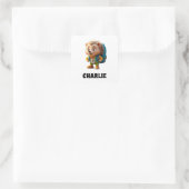 Sticker Carré Happy Hedgehog (Sac)