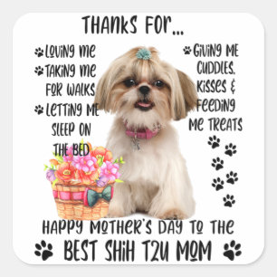Sticker Carré Happy Mother's Day 2021