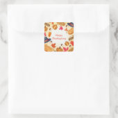 Sticker Carré Happy Thanksgiving (Sac)