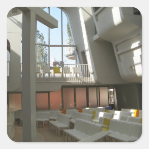 Sticker Carré Harajuku Église protestante, Tokyo, Japon