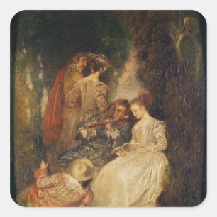 Sticker Carré Harmonie parfaite