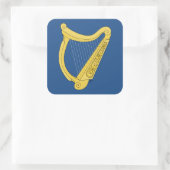 Sticker Carré Harpe irlandaise (Sac)