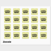 Sticker Carré Harpist normal (Feuille)