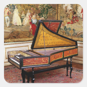 Sticker Carré Harpsichord, 1634