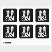 Sticker Carré Harris Walz 2024 (Feuille)