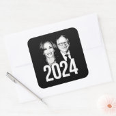 Sticker Carré Harris Walz 2024 (Enveloppe)