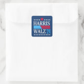 Sticker Carré Harris Walz 2024 (Sac)