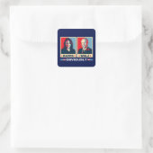 Sticker Carré Harris Walz 2024 Évidemment (Sac)
