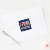Sticker Carré Harris Walz 2024 Évidemment (Enveloppe)