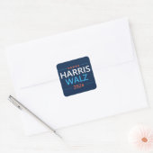 Sticker Carré Harris Walz 2024 pour le président (Enveloppe)