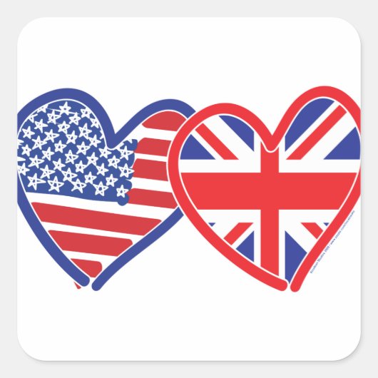 Sticker Carré Harry et Meghan (Devant)