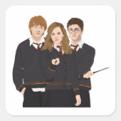 Sticker Carré Harry potter (Devant)
