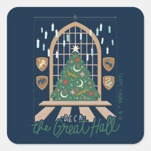 Sticker Carré Harry Potter Décorez le Grand Hall