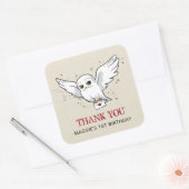 Sticker Carré Harry Potter | Livraison spéciale d'anniversaire d (Enveloppe)