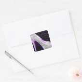 Sticker Carré Haut talon violet (Enveloppe)