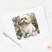 Sticker Carré Havanais avec oeufs de Pâques (Enveloppe)